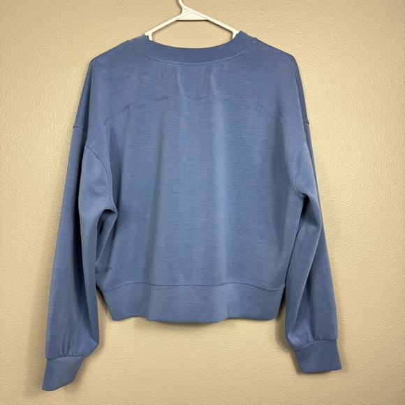 Lululemon Perfectly Oversized Crop Crew modal Crewneck Softstreme Soft Denim B - Picture 8 of 15